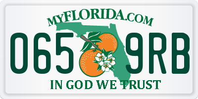 FL license plate 0659RB