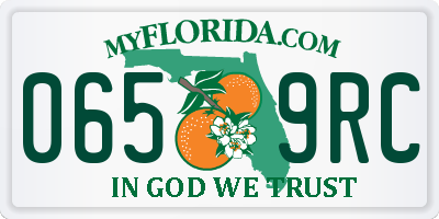 FL license plate 0659RC