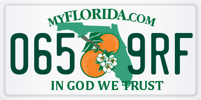 FL license plate 0659RF