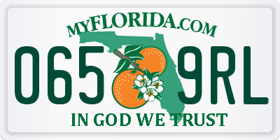 FL license plate 0659RL
