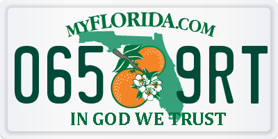 FL license plate 0659RT