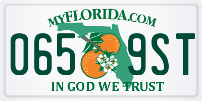FL license plate 0659ST