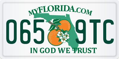 FL license plate 0659TC