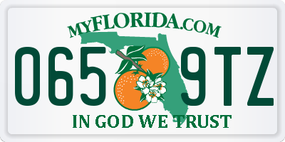FL license plate 0659TZ