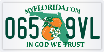 FL license plate 0659VL