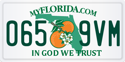 FL license plate 0659VM