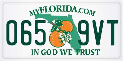 FL license plate 0659VT