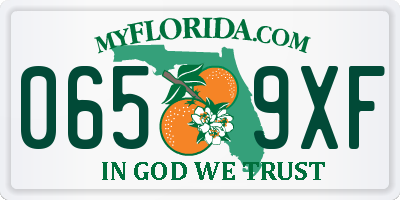 FL license plate 0659XF