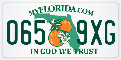 FL license plate 0659XG