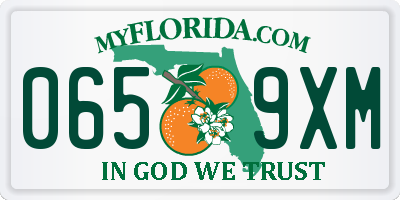FL license plate 0659XM