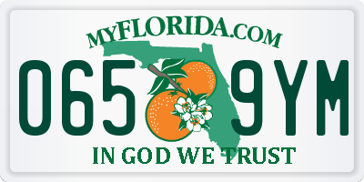 FL license plate 0659YM
