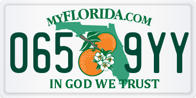 FL license plate 0659YY