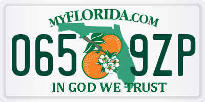 FL license plate 0659ZP