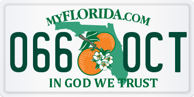 FL license plate 0660CT