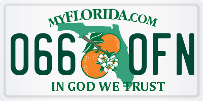 FL license plate 0660FN