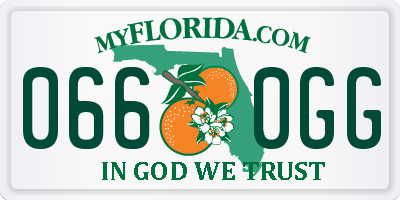 FL license plate 0660GG