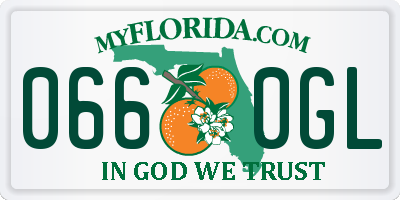 FL license plate 0660GL