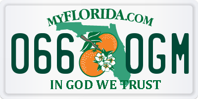 FL license plate 0660GM