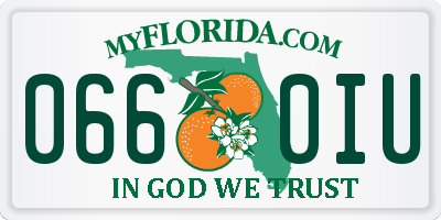 FL license plate 0660IU