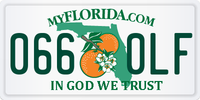 FL license plate 0660LF