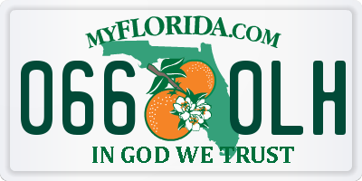 FL license plate 0660LH