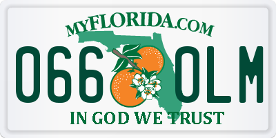 FL license plate 0660LM