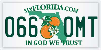 FL license plate 0660MT