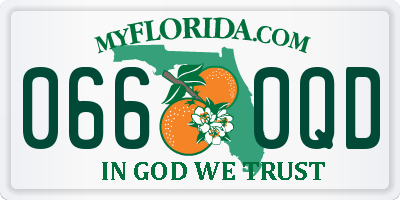 FL license plate 0660QD