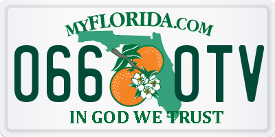 FL license plate 0660TV
