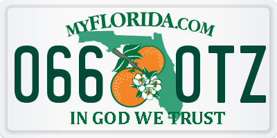 FL license plate 0660TZ