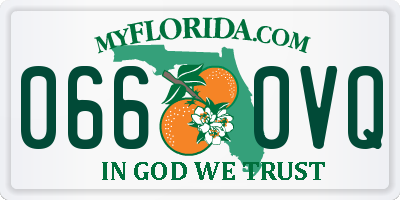 FL license plate 0660VQ