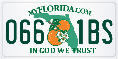 FL license plate 0661BS
