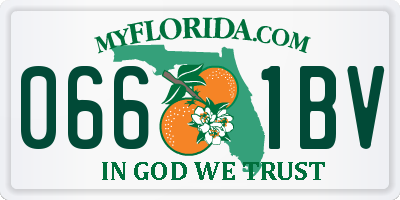 FL license plate 0661BV