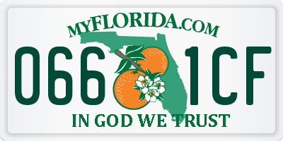 FL license plate 0661CF