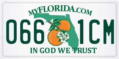 FL license plate 0661CM