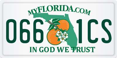 FL license plate 0661CS