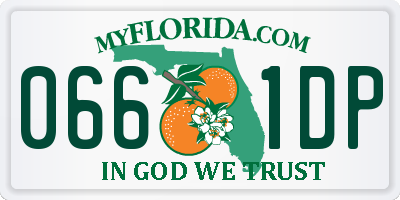FL license plate 0661DP