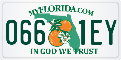 FL license plate 0661EY