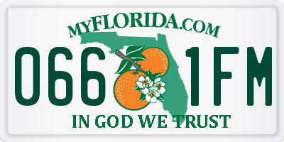 FL license plate 0661FM