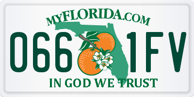 FL license plate 0661FV