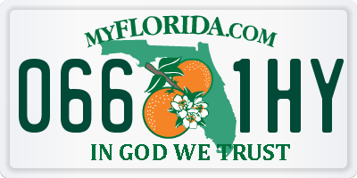 FL license plate 0661HY