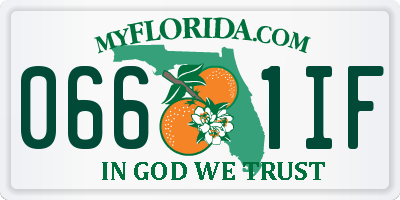 FL license plate 0661IF