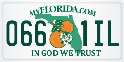 FL license plate 0661IL