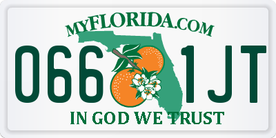 FL license plate 0661JT