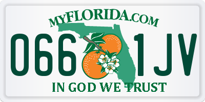 FL license plate 0661JV