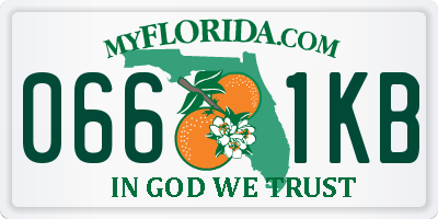 FL license plate 0661KB