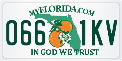 FL license plate 0661KV