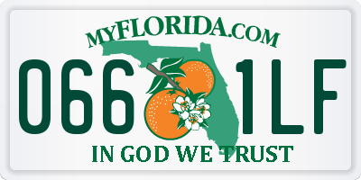 FL license plate 0661LF
