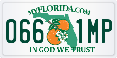 FL license plate 0661MP