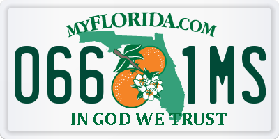 FL license plate 0661MS
